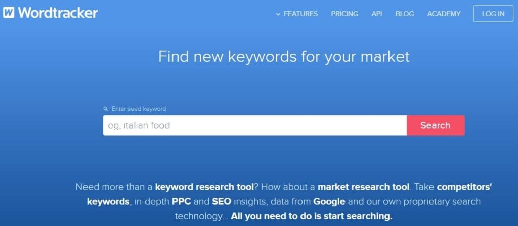 Wordtracker: Free Keyword Research Tool