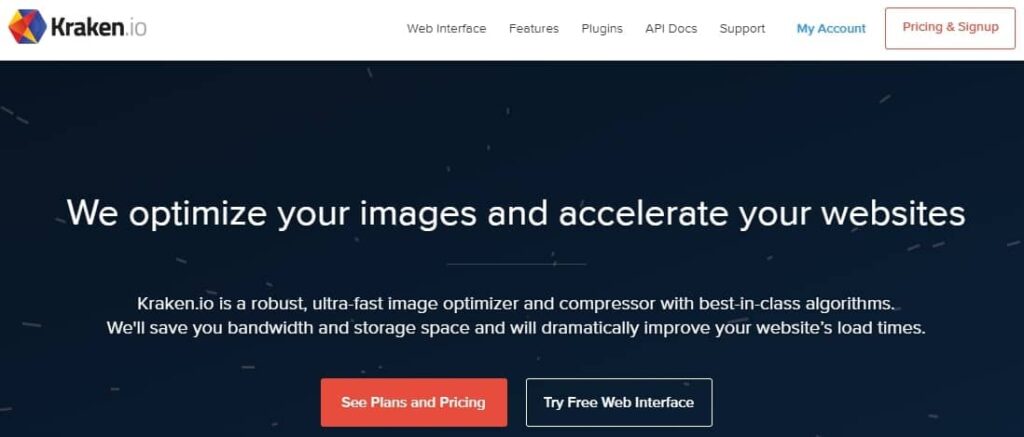 Kraken.io image compression tools