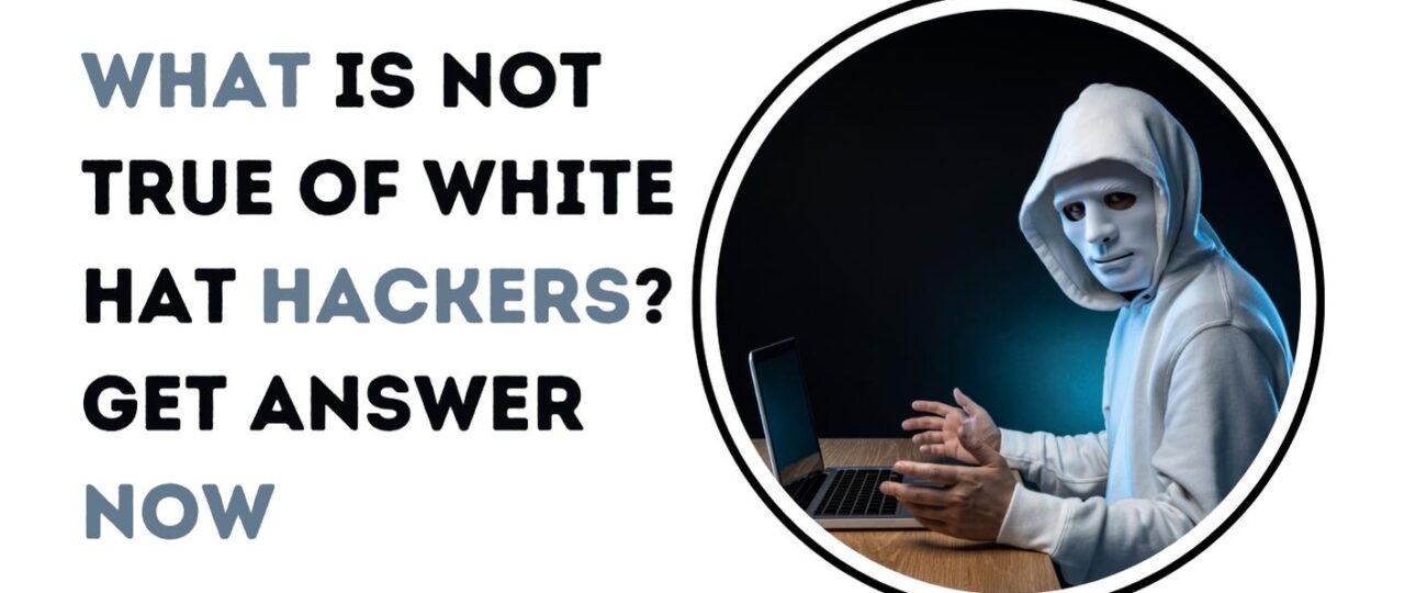 What Is Not True of White Hat Hackers