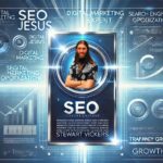 Image about "Stewart Vickers, also known as "SEO Jesus" in rectangular shape