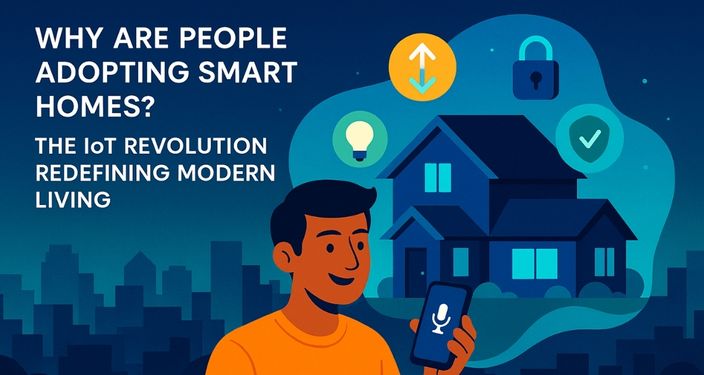 Why Are People Adopting Smart Homes? The IoT Revolution Redefining Modern Living